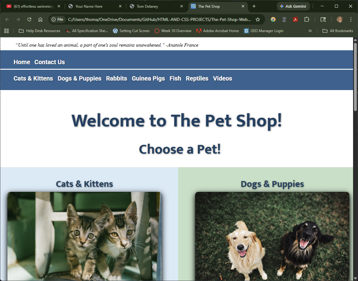Pet Shop Screenshot
