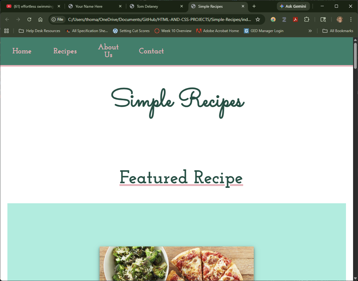 Simple Recipes Screenshot